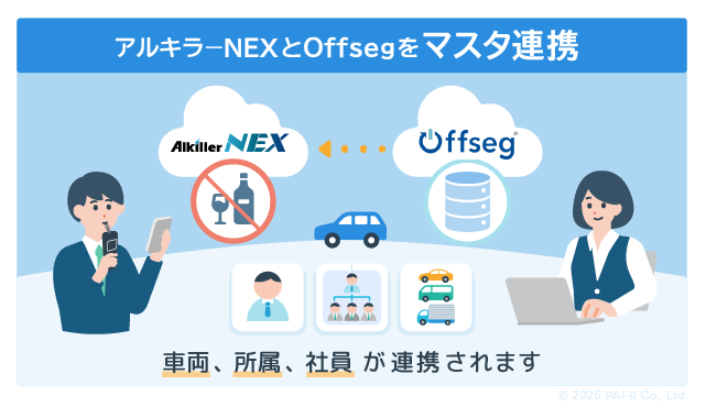 アルキラーNEXとデンソーテンのOffsegが「マスタ連携」を開始 ― 管理業務をもっとスマートに