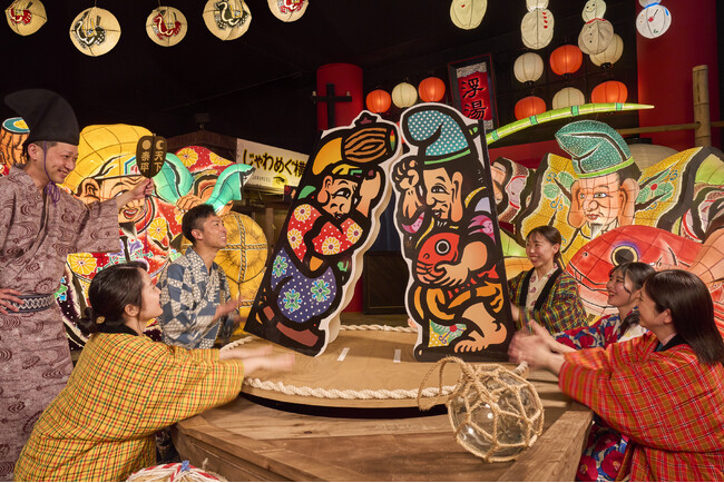 【青森屋】7体のねぶた七福神が出迎え、福を招くイベント「わっつど開運まつり」今年も開催