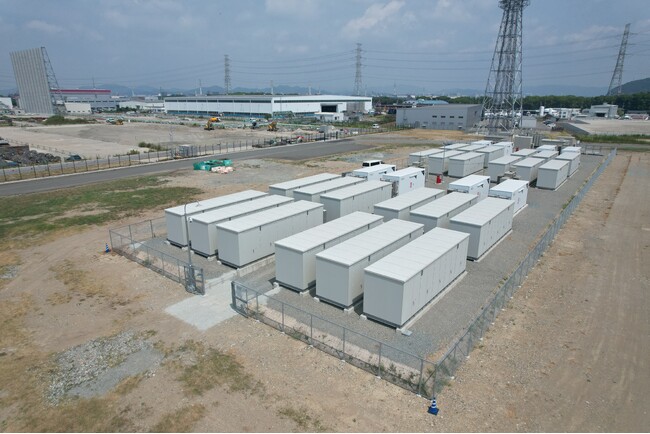 再生可能エネルギーの普及拡大に貢献する系統用蓄電池設置工事が完工