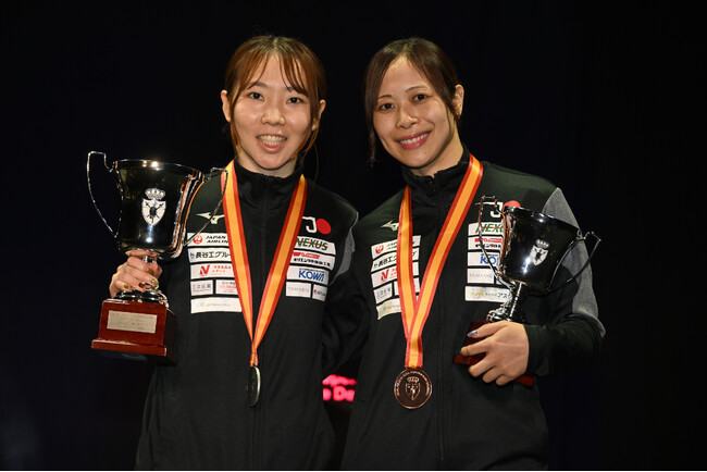【フェンシング】2025-2026シーズン初戦　女子フルーレワールドカップで銀・銅を獲得！