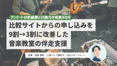 比較サイトからの申し込み9割→3割に改善、自社サイト集客強化に成功した7年間の伴走支援事例を公開