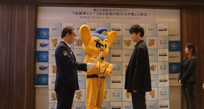 【城西国際大学】学生と卒業生が震災対策教育ビデオドラマを制作