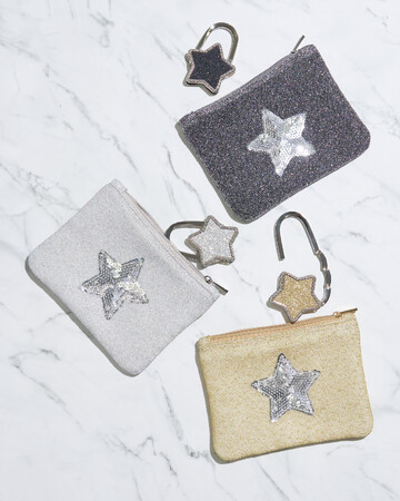 ウインタープレゼントキャンペーン2025　キラッと小粋な便利アイテム『バッグハンガー＆ポーチ』プレゼント！！