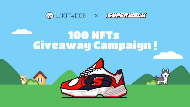 わんこのお散歩アプリ「LOOTaDOG」は、韓国の大人気プロジェクト「SuperWalk」とのコラボキャンペーンを実施いたしました。