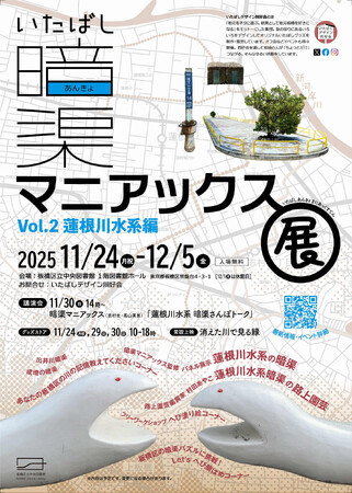 川の名残を見つけてみませんか?展示「暗渠マニアックス展Vol.2」