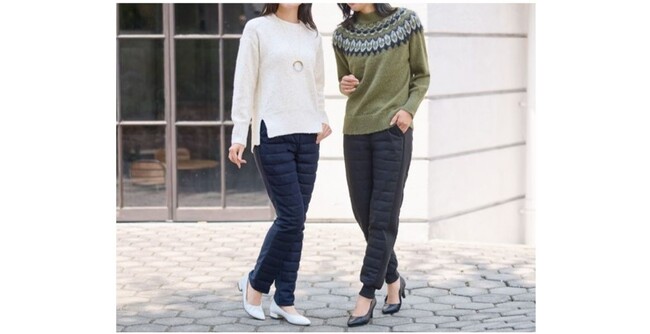 【ニトリのアパレルブランド「N＋」】リピーター続出でシリーズ累計販売８万枚のダウンパンツ！新色を追加して今季モデルを発売しました。