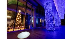 星と雪がきらめく、冬のイルミネーション✨村田製作所みなとみらいイノベーションセンターで点灯スタート