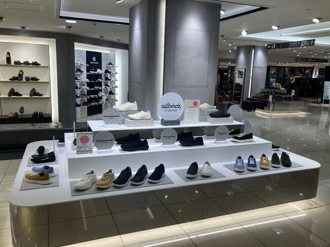 サンフランシスコ発のサステナブルなライフスタイルブランド「Allbirds」が、横浜高島屋に期間限定でPOP UPストア開催中！ 11月25日迄