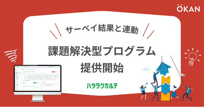 サーベイ結果と連動した課題解決型プログラムを提供開始
