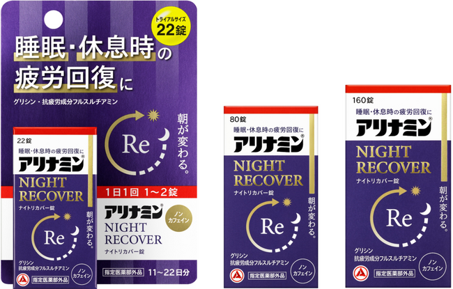 「アリナミン(R)ナイトリカバー錠」を新発売