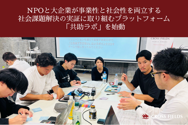 NPOと大企業が事業性と社会性を両立する社会課題解決の実証に取り組むプラットフォーム「共助ラボ」を始動