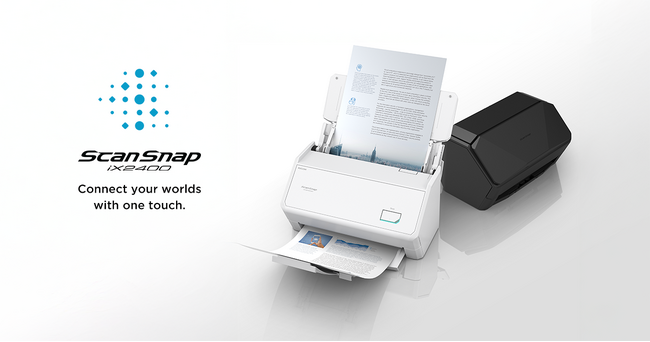 シンプルな使い勝手と快適なスキャンを実現するScanSnap iX2400新登場