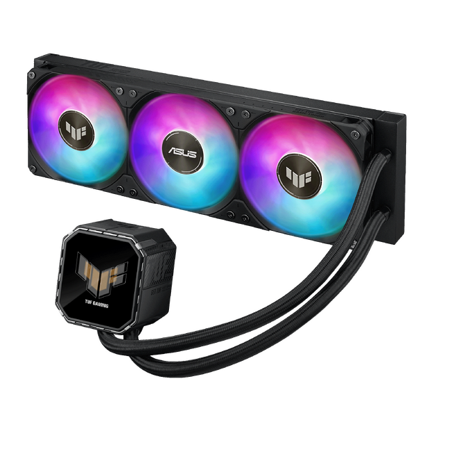 ASUSより2.8インチディスプレイ搭載、360mmラジエターサイズの水冷CPUクーラー、ブラックとホワイト「TUF Gaming LC III 360 ARGB LCD」シリーズを発表