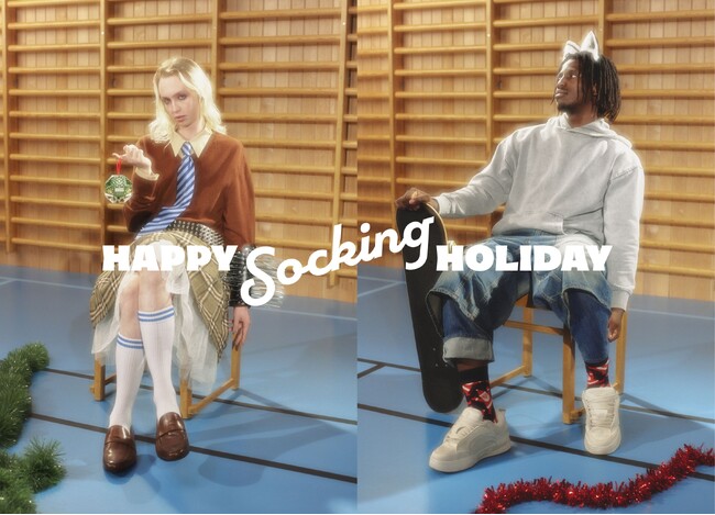 【Happy Socks】贈っても、貰っても嬉しい！ホリデーギフトにぴったりなソックスやオーナメントとしても使えるギフトボックスが11月14日（金）から順次登場！