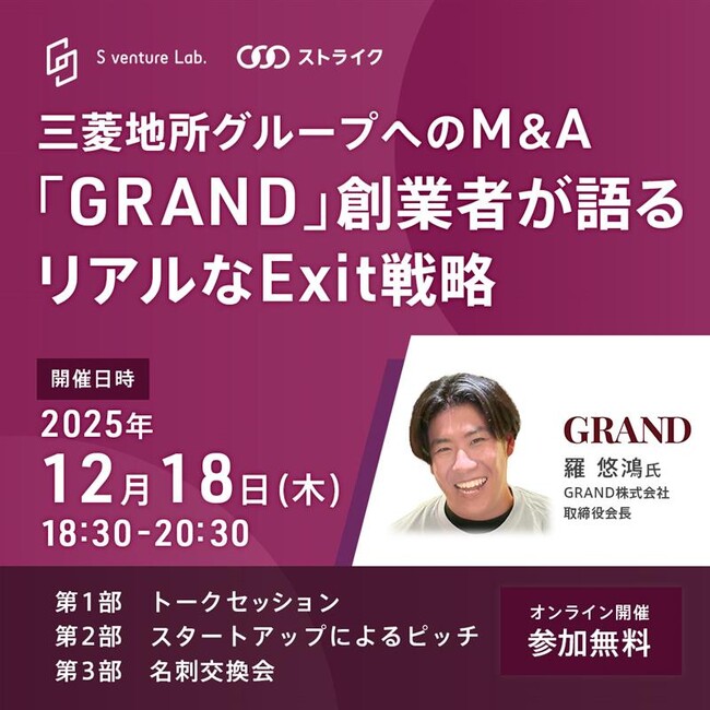 三菱地所グループへのM&A「GRAND」創業者が語るリアルなExit戦略