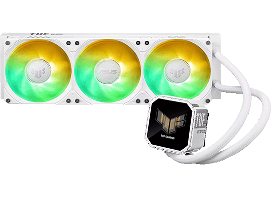 ASUSから、ポンプヘッドに2.8インチIPS LCDを搭載した簡易水冷CPUクーラーを2製品、Thunderbolt 5増設ボードを1製品発売