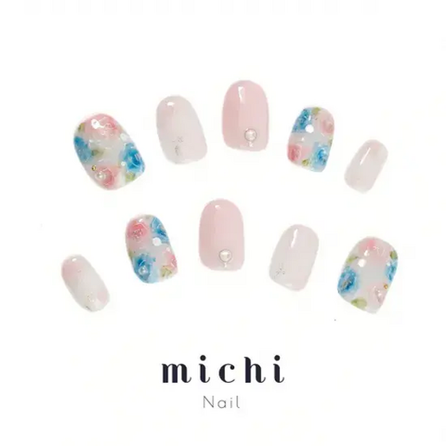 ミチネイルから、ふんわり×ビジュー×マグネット、表情豊かな3デザインが登場♪