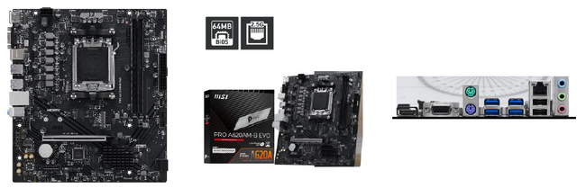 MSI、最新のAMD Ryzen(TM) 9000シリーズプロセッサー対応のA620Aチップセット搭載マザーボード「PRO A620AM-B EVO」を発売