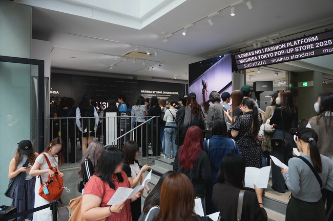 MUSINSA Global STORE日本地域における取引額が前年同月比約5倍に成長POP-UPとオンラインをつなぐO2O戦略が鍵。