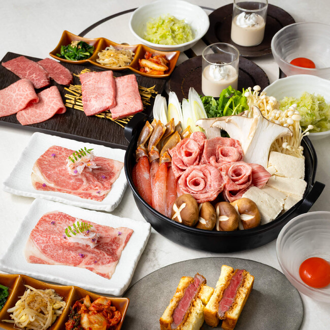 西新宿の大人気店「焼肉うしふじ西新宿本店」と「魚祭(ウォスティバル)」から冬季限定ディナーコースが登場！贅沢な飲み放題付きで特別な夜を演出