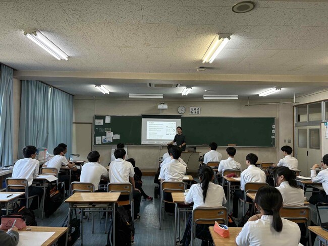 【香川オリーブガイナーズ】《特許モデル》岡山高校での探究授業に香川大学生が特別参加。世代間連携で課題解決モデルを深掘り