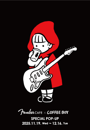 FENDER CAFE × COFFEE BOY スペシャルポップアップ