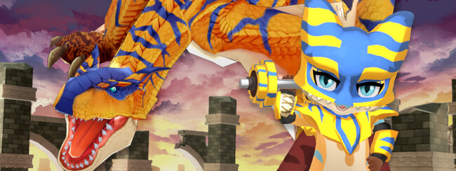 『モンスターハンターパズル アイルーアイランド』にティガレックスが初登場！　イベント「絶対強者＜不屈のチャンピオン＞」が開催！