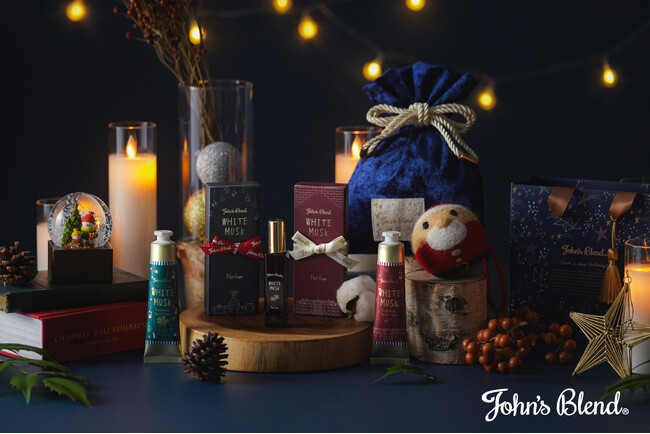 John’s Blendが国内屈指のクリスマスマーケットにW出店！人気の「ホワイトムスク」香水を初の会場別デザインで発売＆限定ノベルティをプレゼント