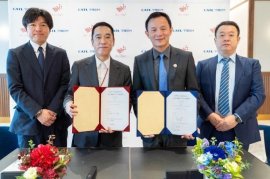 AI.net・CATL2社の調印式 AI.net・CATL2社の調印式