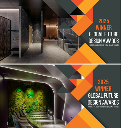 LUSTYdesign Inc.の設計したサウナ＆バー「わがまちサウナ」とフレンチレストラン「NH」Global Future Design Awards 2025で、Gold Winnerを獲得