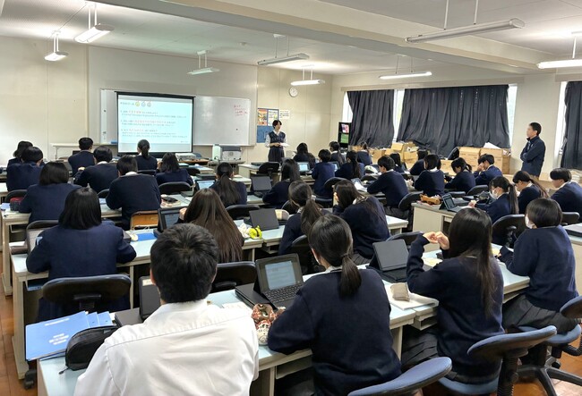 静岡県立田方農業高等学校にて特別授業を実施