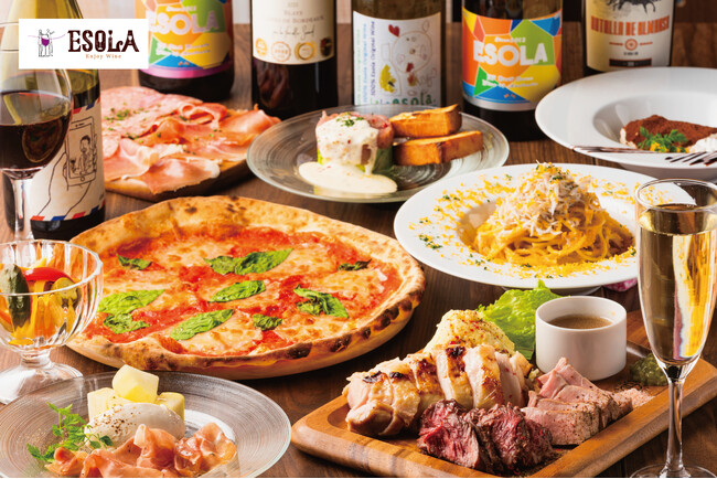 【冬の乾杯はESOLAで】ワインビュッフェ「ESOLA」がグランドメニューを11月19日（水）リニューアル！バル感覚の新ラインナップが登場
