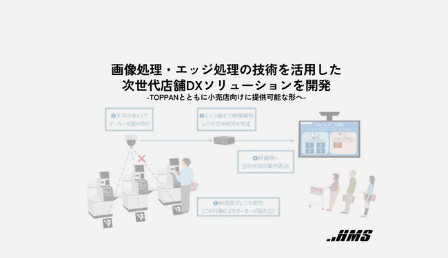 画像処理・エッジ処理の技術を活用した次世代店舗DXソリューションを開発 -TOPPANとともに小売店向けに提供可能な形へ-