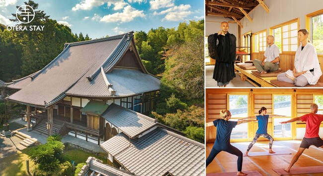 “心と身体を整える旅” 歴史あるお寺で過ごす特別なリトリート「Zen Temple Yoga Retreat 」を全国で予約受付開始！