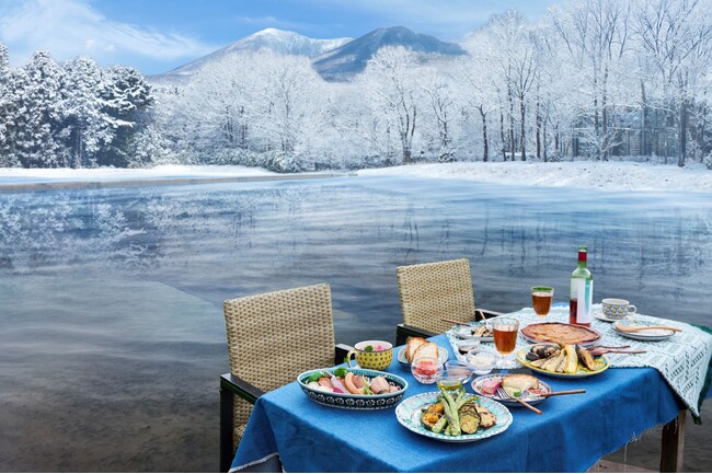【リゾナーレ那須】田んぼの特別席で、土中貯蔵した野菜をその場で調理し味わう冬のブランチ「YATAI to FARM」を1日1組限定で開催