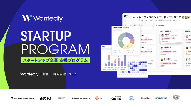 次世代型採用管理システム「Wantedly Hire」｜スタートアップ向けのプログラムを提供開始