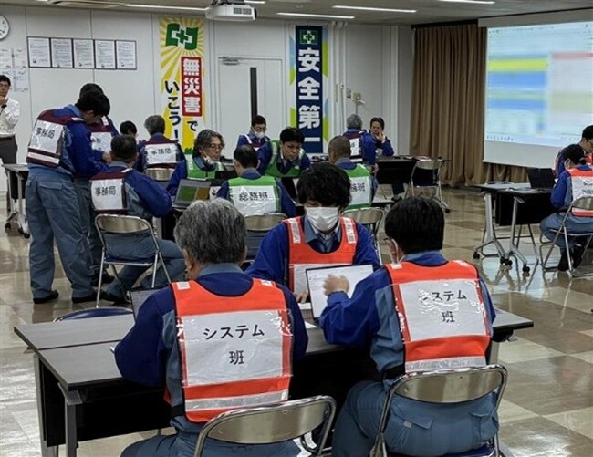 『臨時危機対策本部地震BCP（事業継続計画）訓練』の実施について