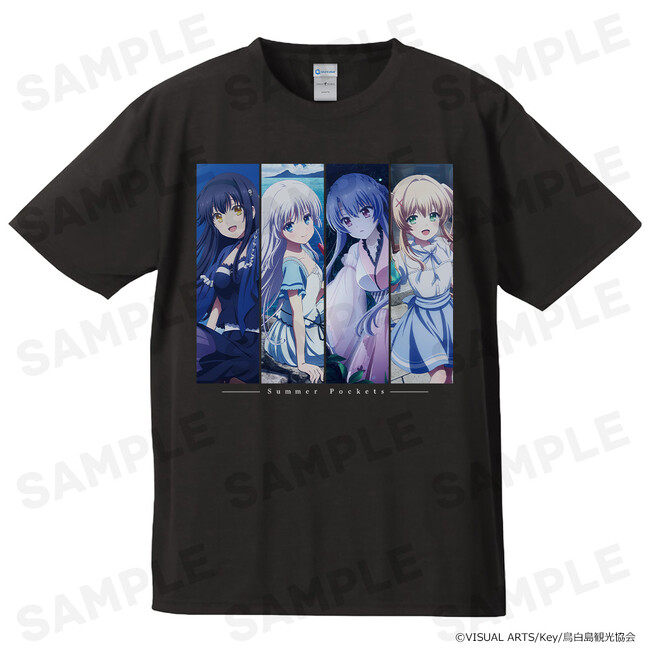 TVアニメ『Summer Pockets』Tシャツ、アクリルキャラスタンド、クリアファイルの受注を開始しました！
