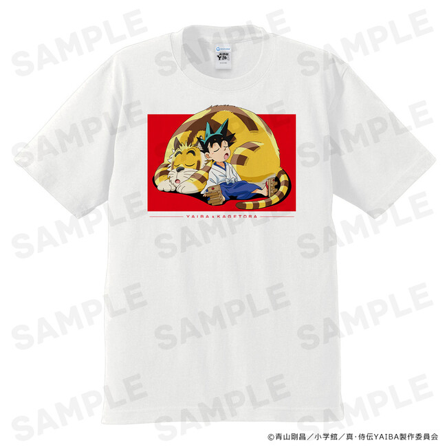 TVアニメ『真・侍伝YAIBA』Tシャツ、サムネイルキラステッカーセット、ダイカットステッカー、クリアファイルの受注を開始しました！