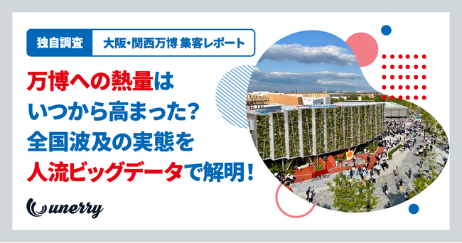 【独自調査】大阪・関西万博の集客を振り返る： 初動熱量に「40日の地域差」。 開幕直後の「近畿集中」から全国波及の実態を人流ビッグデータで解明