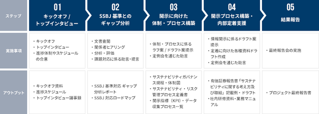SSBJ基準対応支援サービスを提供開始～SSBJ基準対応を「企業価値向上」に繋げる、企業の自走化を支援する伴走型アドバイザリー～