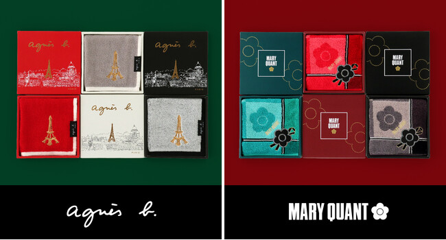 限定パッケージで贈る、心ときめく冬のギフト。「agnes b.」「MARY QUANT」から、新作タオルハンカチ登場！