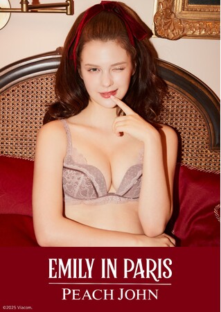ランジェリーブランドPEACH JOHNが『Emily in Paris (邦題：エミリー、パリへ行く)』とのコラボ・コレクション第2弾をリリース＜11月26日（水）発売＞