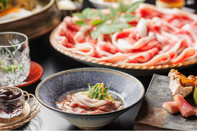 丹波篠山近又より期間限定「天然ジビエ3種のぼたん鍋お食事コース」を販売いたします。期間2026年3月31日まで