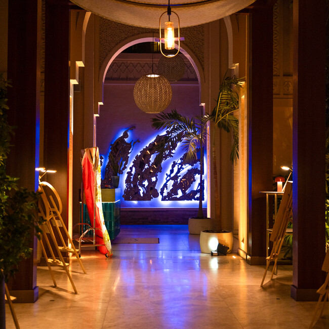 着物アート ikasu、Four Seasons Resort Dubai のSea Fu主催招待制イベントで作品を展示