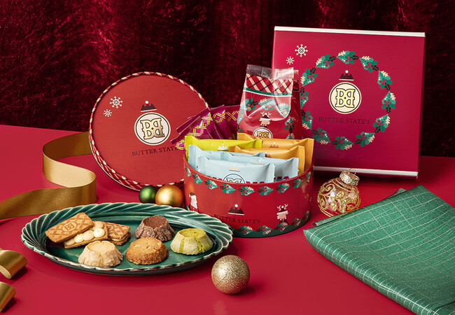 クリスマスを盛り上げる限定ボックス＆パッケージ登場！心とろけるバタースイーツ詰合せ【BUTTER STATE's by銀のぶどう】