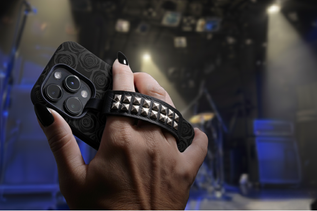 特許スマホバンド「ハンモッ君(R)」にロックテイストの”hammock'n Rock