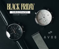 【北欧腕時計ブランド AV86】〈今年唯一の割引セール〉ブラックフライデーを11月21日～12月1日で開催