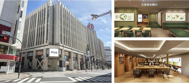 銀行・カフェ・オフィスが一体になった新店舗　新宿エリア初出店となる「Olive LOUNGE 新宿通」が12月8日オープン