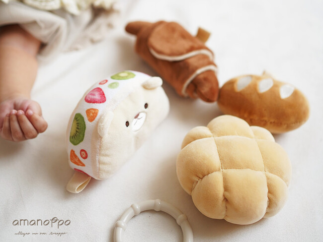 amanoppoから新作『もちっとラトル こぐまくんの焼きたてパン [cocory friends]』が登場